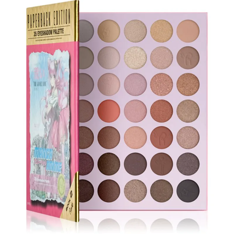 Rude Cosmetics Manga Anime Palette Paperback Edition Παλέτα σκιών για τα μάτια 21 γρ