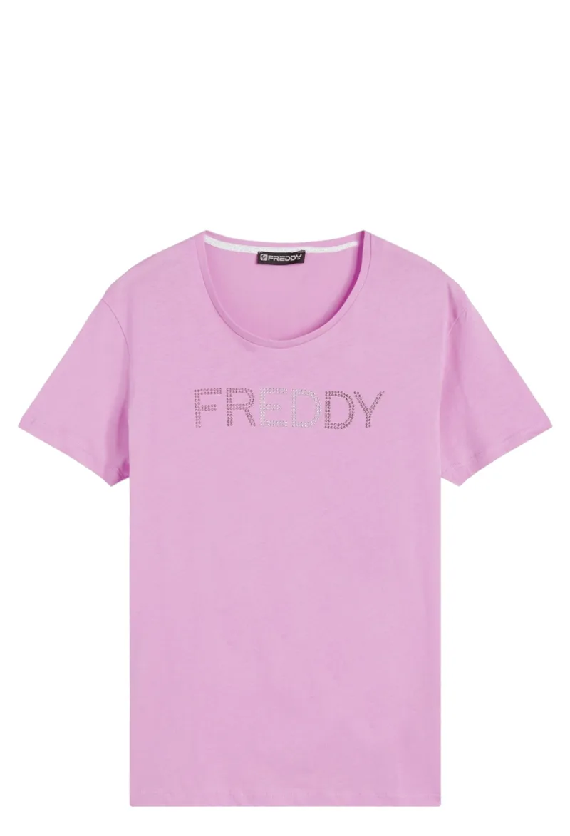 Μπλούζα Κοντομάνικη Freddy Logo S4WCXT1-L30 Γυναικείο