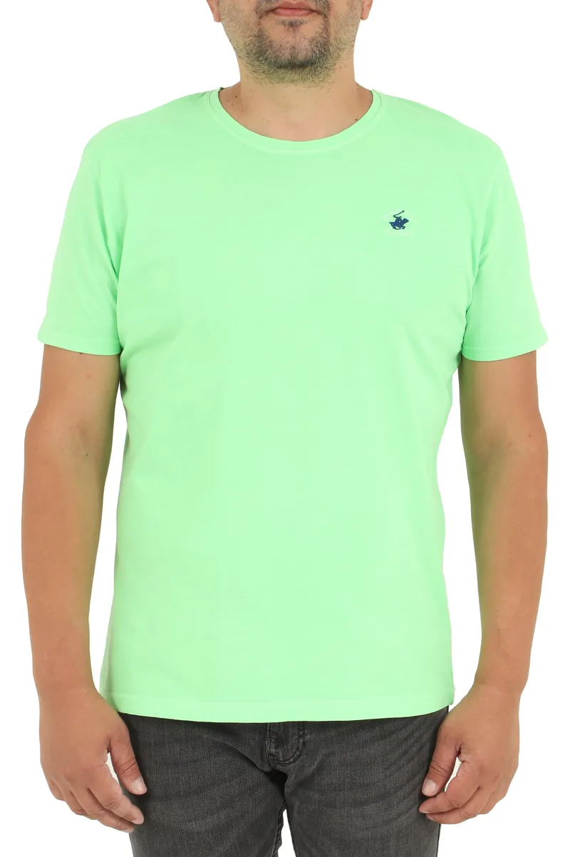 Μπλούζα Κοντομάνικη Beverly Hills Polo Club Με Κεντητό Λογότυπο TS41759-0202 Ανδρικό