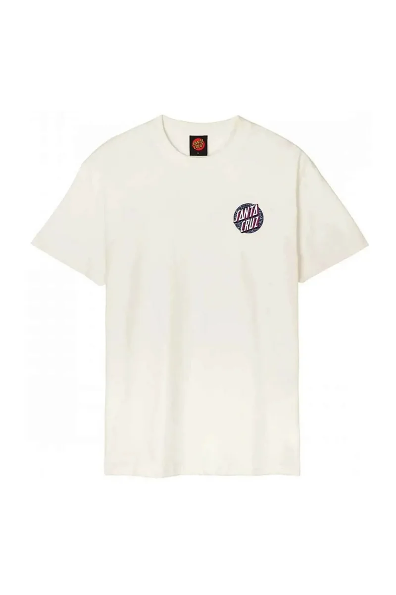 SANTA CRUZ T-Shirts Control Dot T-Shirt - WHITE-SCA-TEE-13629-WHITE