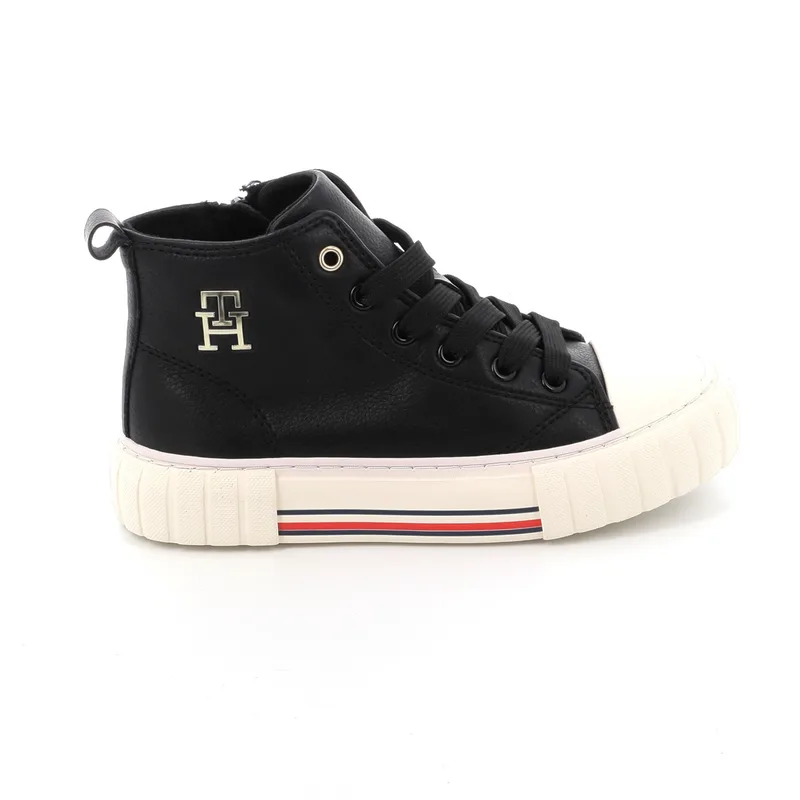 Παιδικό Μποτάκι για Κορίτσι Tommy Hilfiger Χρώματος Μαύρο T3A9-33544-1351