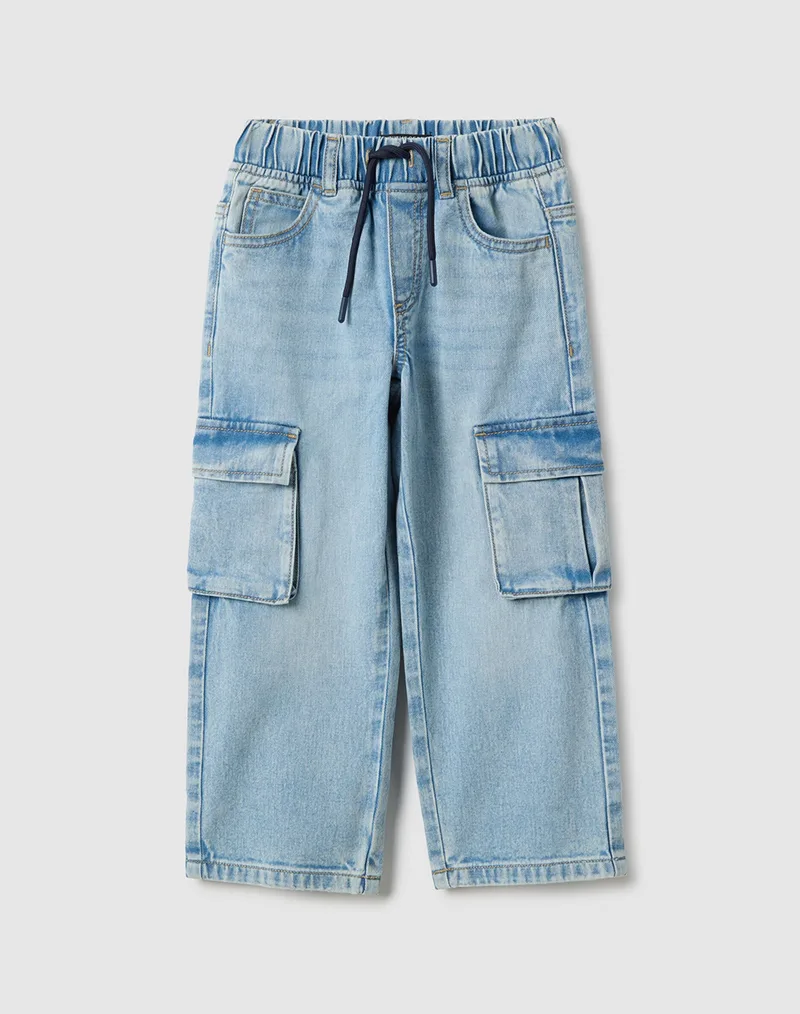OVS CARGO JOGGER 2515269-LIGHT BLUE DenimLightBlue