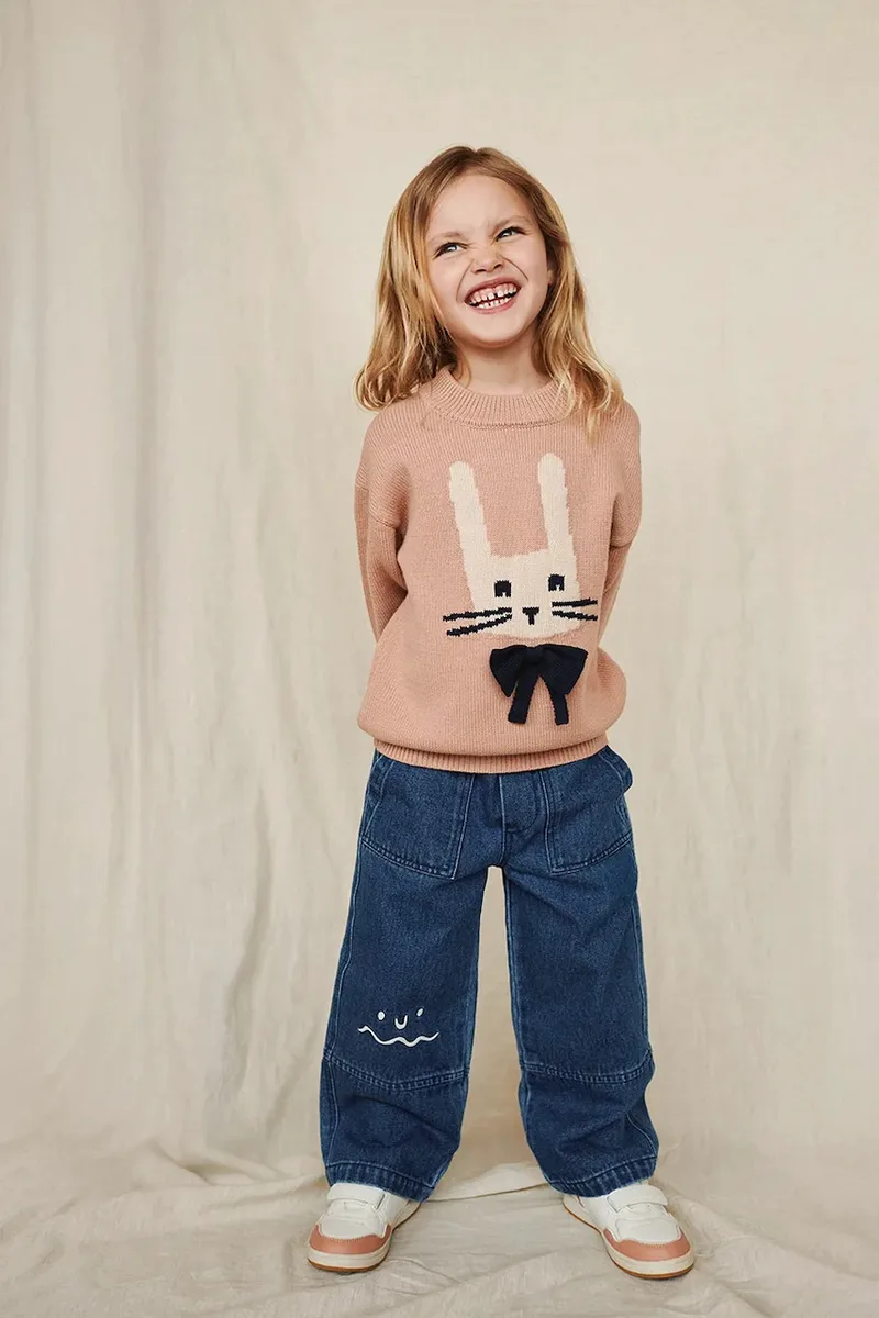 Παιδικό πουλόβερ Liewood Orlane Embroidery Knit Jumper