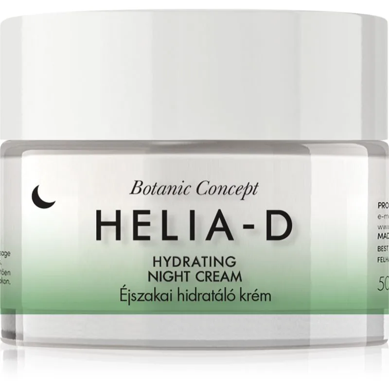 Helia-D Botanic Concept ενυδατική κρέμα νύχτας 50 μλ