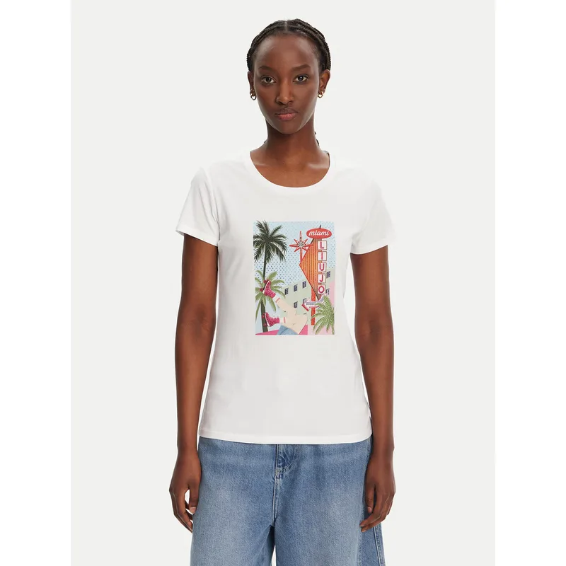 Liu Jo T-Shirt WA5239 JS923 M9565 Λευκό Regular Fit