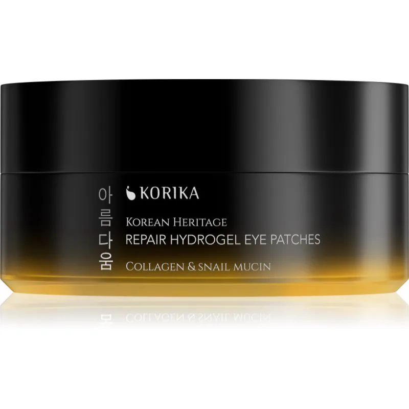 KORIKA Korean Heritage Collagen & Snail Mucin Repair Hydrogel Eye Patches επιθέματα υδρογέλης 60 τμχ