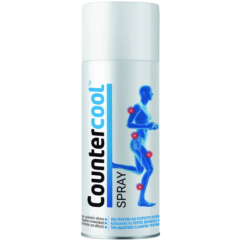 Countercool Body Spray Σώματος για Άμεση Ανακούφιση σε Αρθρώσεις, Μυϊκούς Πόνους & Ελαφρά Τραύματα 300ml