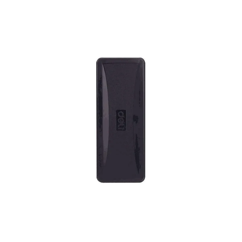 Deli Σπόγγος Λευκοπίνακα Μαγνητικός 12.5x5x2.6cm Universal Μαύρος Ε7834