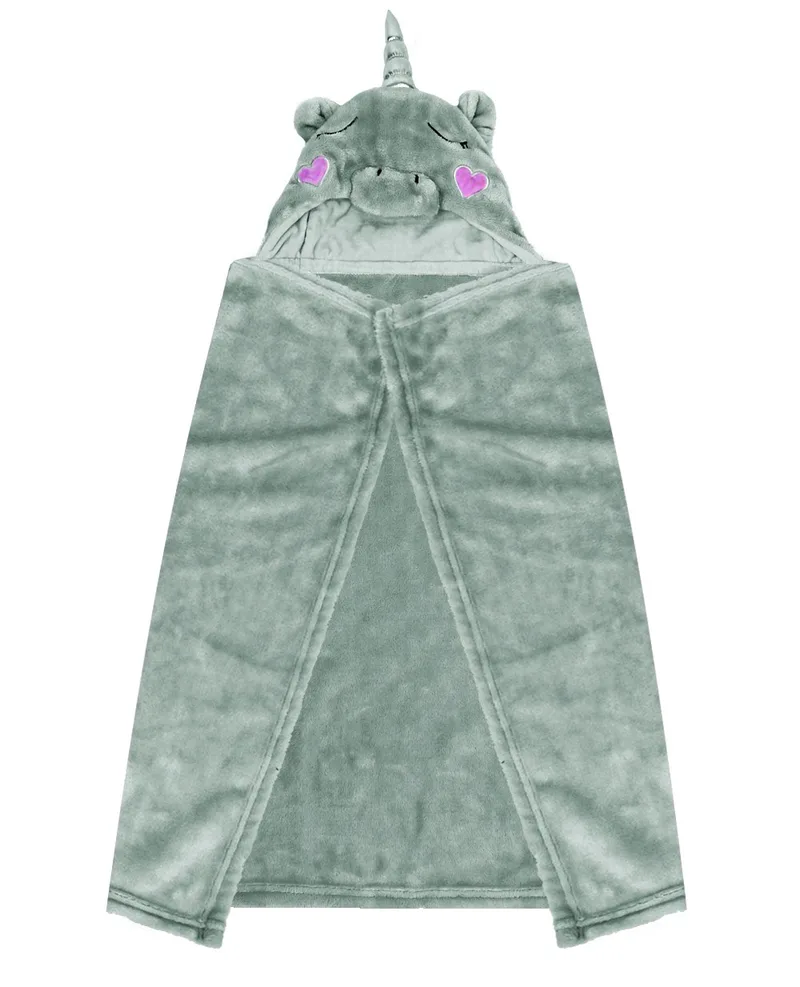Κουβέρτα Fleece Αγκαλιάς Makis Tselios Monocer Grey 86x8x36x19