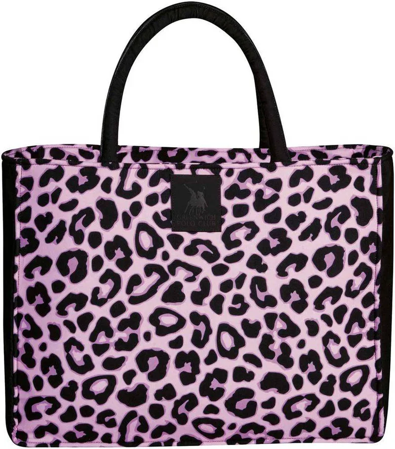 ΤΣΑΝΤΑ ΘΑΛΑΣΣΗΣ GREENWICH POLO CLUB 4037 BLACK/PINK (46X36CM)
