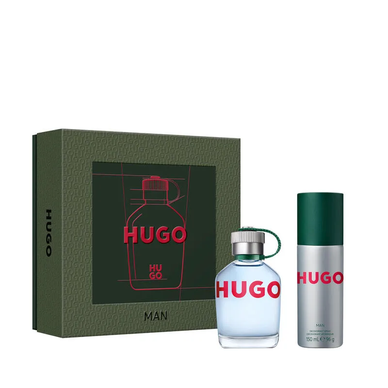 Hugo Man Eau De Toilette 75ml & Deodorant Spray 150ml