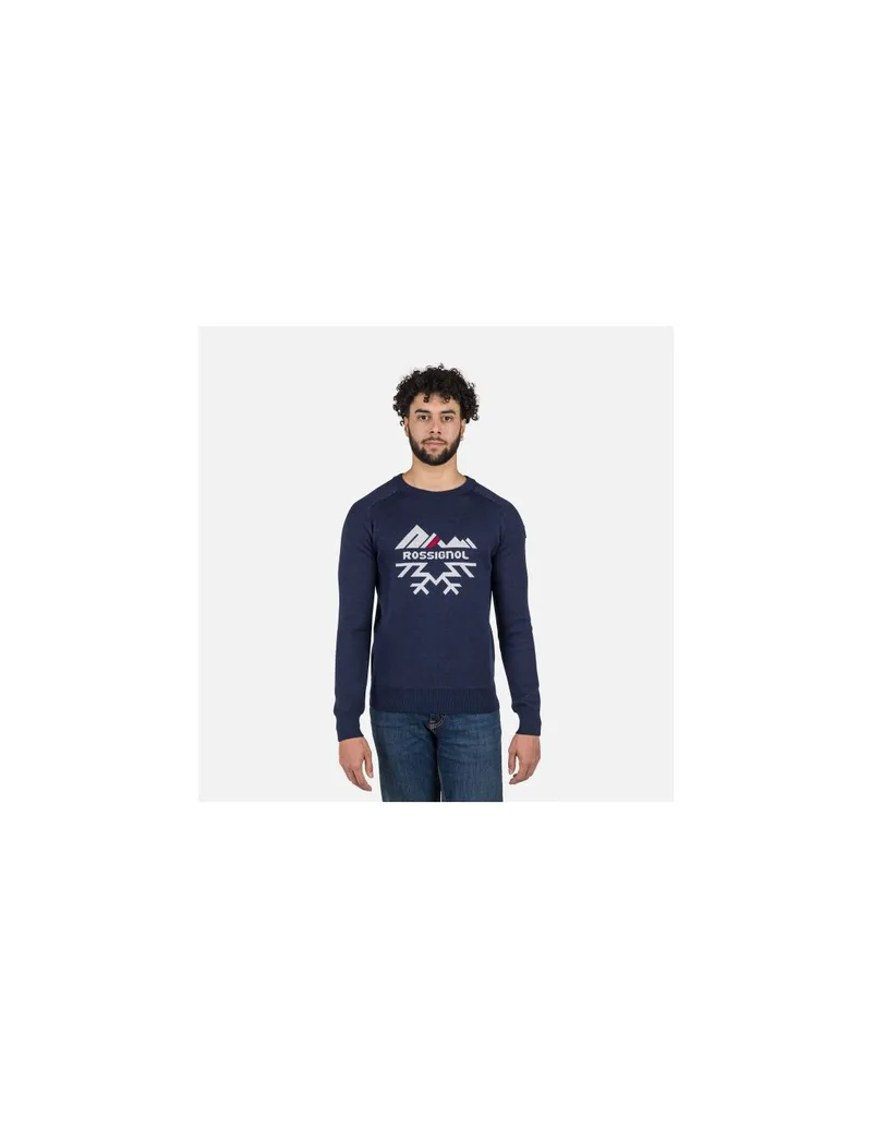 Rossignol Alpine Half Zip Sweater Navy Blue