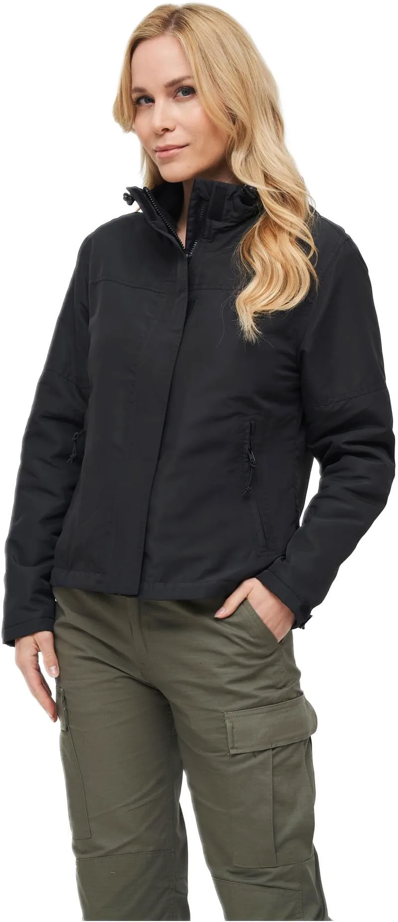 Ladies Windbreaker Frontzip Brandit BD33113-00007 black