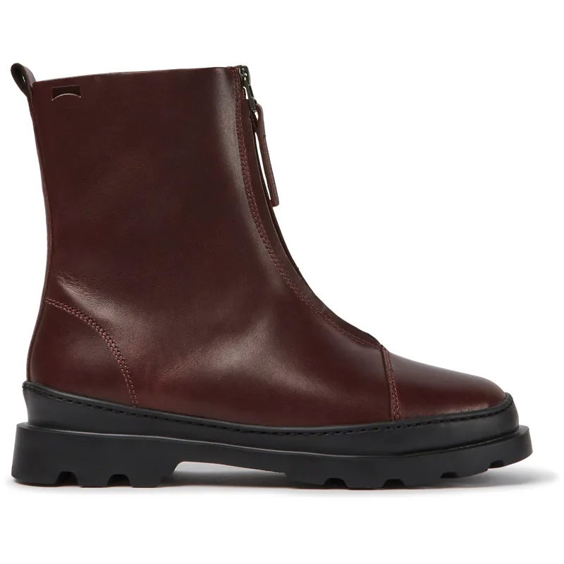 CAMPER Brutus - Μπότες Για Γυναικεία - Μπορντό, Μέγεθος 35, Smooth leather