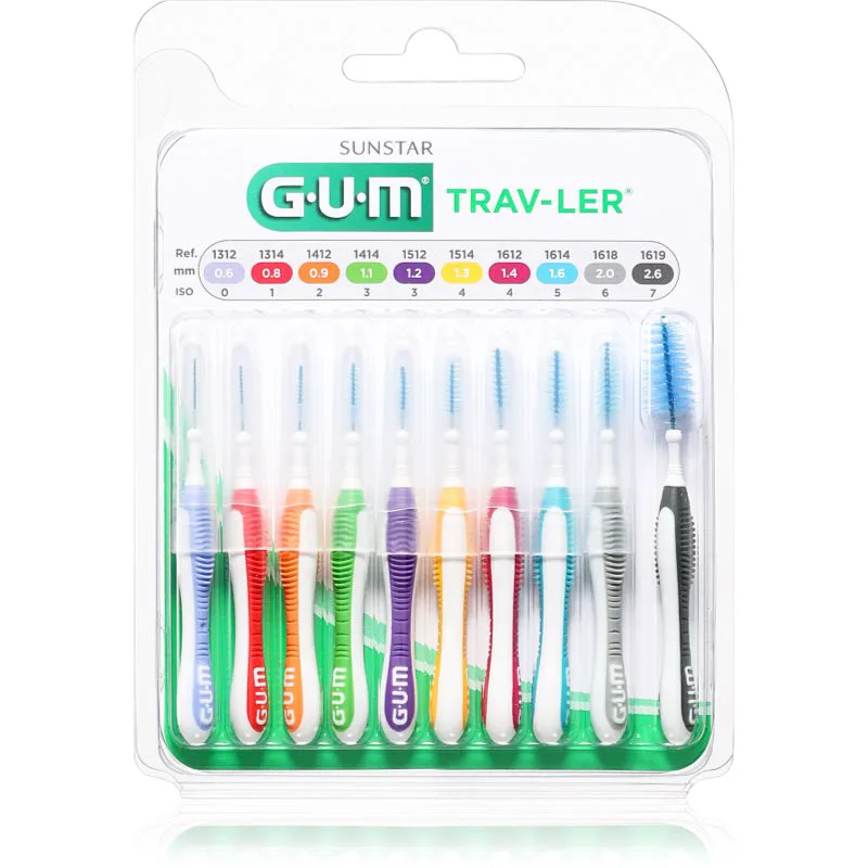 G.U.M Trav-Ler Multi μεσοδόντια βουρτσάκια 10 τμχ