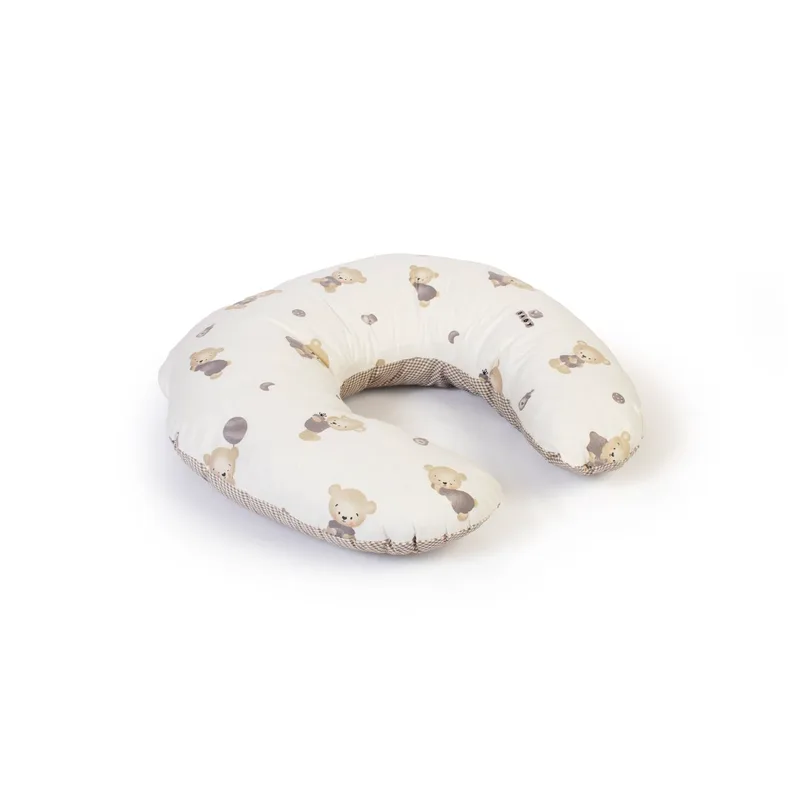 Μαξιλάρι Θηλασμού Dimcol Bear's Nest 05 White - Grey