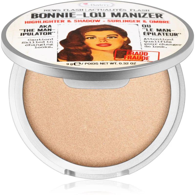 theBalm Lou Manizer Luminizer λαμπρυντικό, τονωτικό και σκιές σε ενα απόχρωση Bonnie 9 γρ