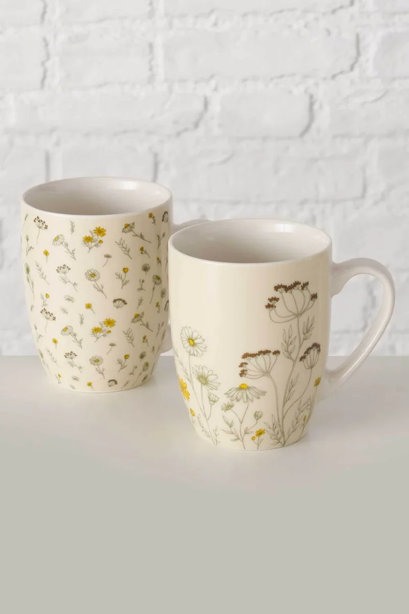 DOMUS HOMUS πορσελάνινη κούπα "Meadow" 350 ml - 20-24-990