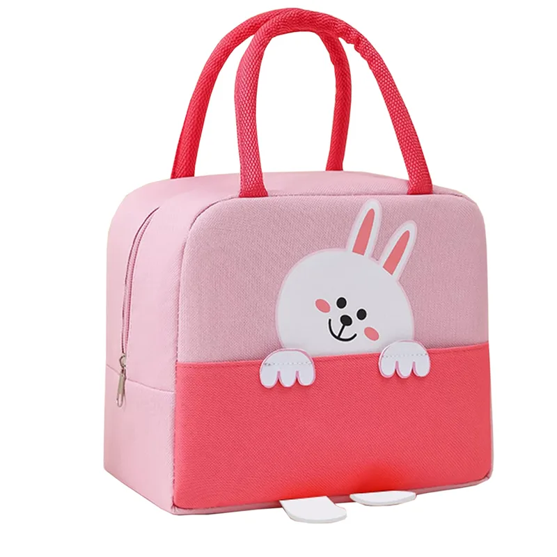 Ισοθερμική Τσάντα Φαγητού 7lt Amber 3009-4 Ροζ Bunny 3D