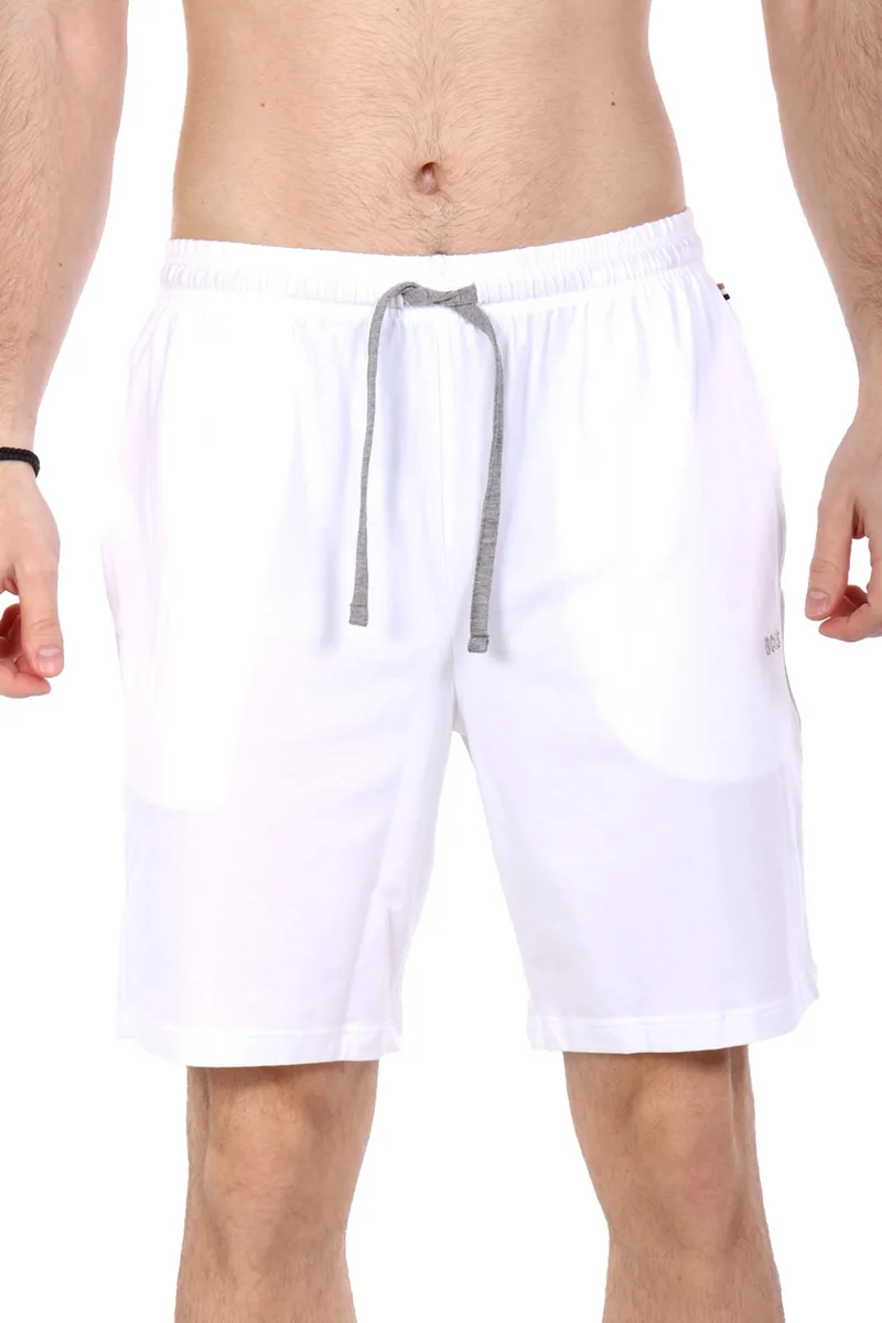 BOSS HOMEWEAR ΒΕΡΜΟΥΔΑ MIX&MATCH SHORT CW ΛΕΥΚΟ