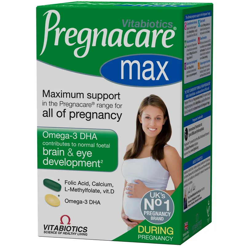 Vitabiotics Pregnacare Max Μέγιστη Διατροφική Υποστήριξη των Γυναικών Κατά την Περίοδο της Εγκυμοσύνης 56tabs/28caps
