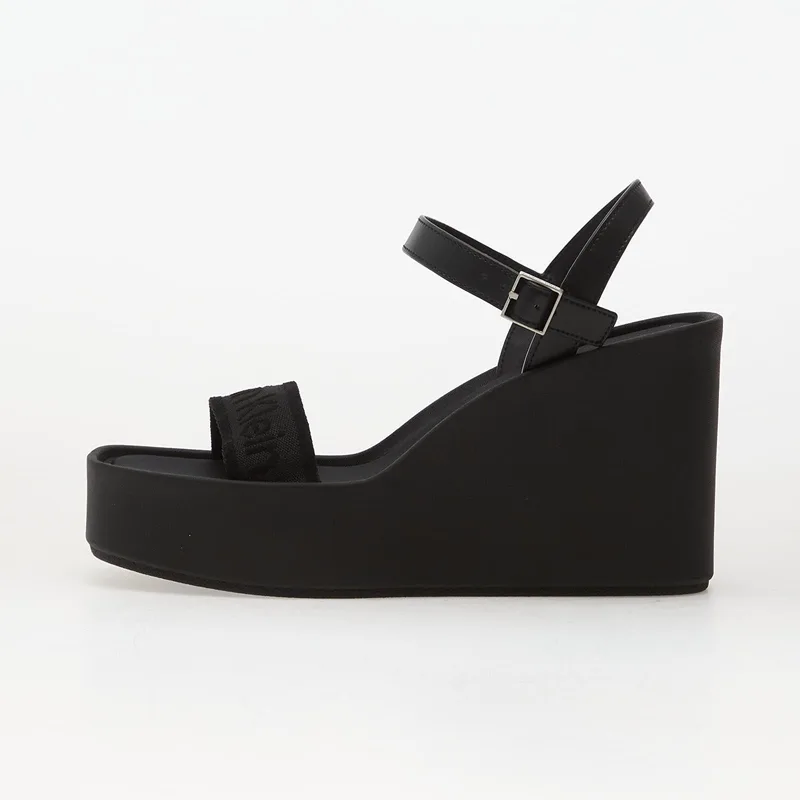 Sneakers Calvin Klein Wedge 70 Sandal Webbin Black EUR 37