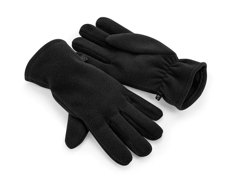 Γάντια Fleece B298R Beechfield Recycled Black Black