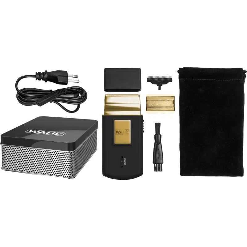 Wahl Travel Shaver Χρυσό Edition ταξιδιωτική ξυριστική μηχανή για γενειάδα 1 τμχ