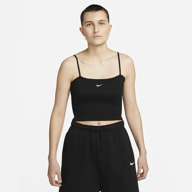 Nike Sportswear Essential Γυναικείο Cropped Αμάνικο T-Shirt (9000095440_1480)