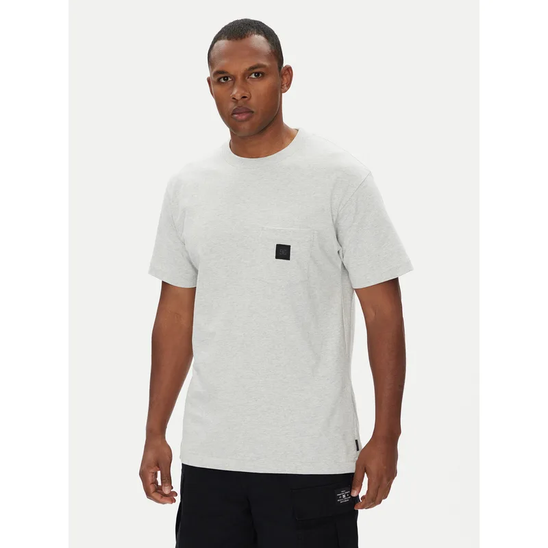 DC Shoes T-Shirt ADYKT03246 Γκρι Regular Fit