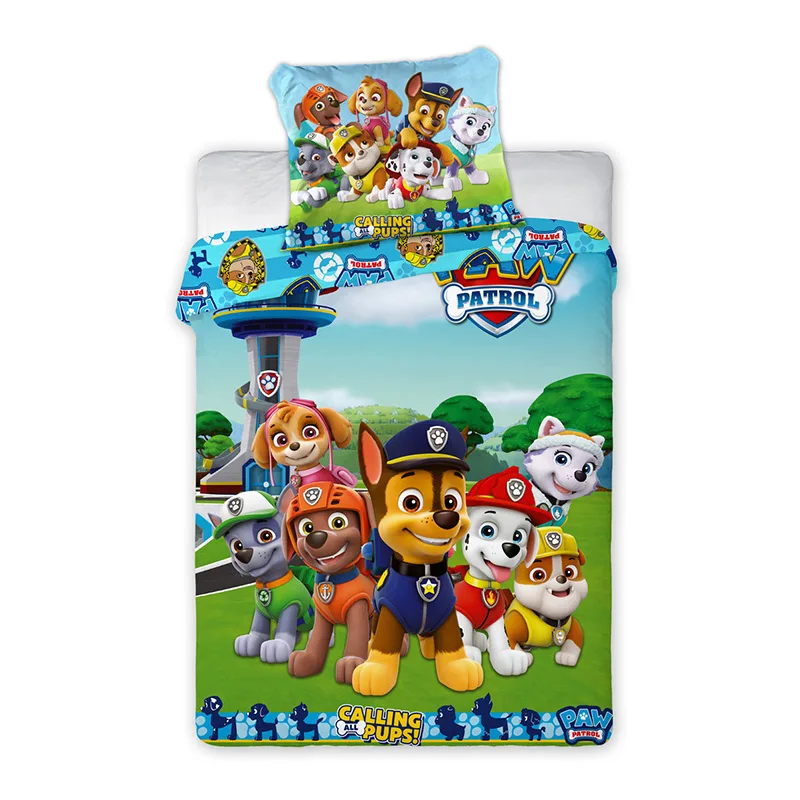 Παπλωματοθήκη Κούνιας (Σετ) 100X135 Viopros Ηρωες Paw Patrol Μπλε (100x135)