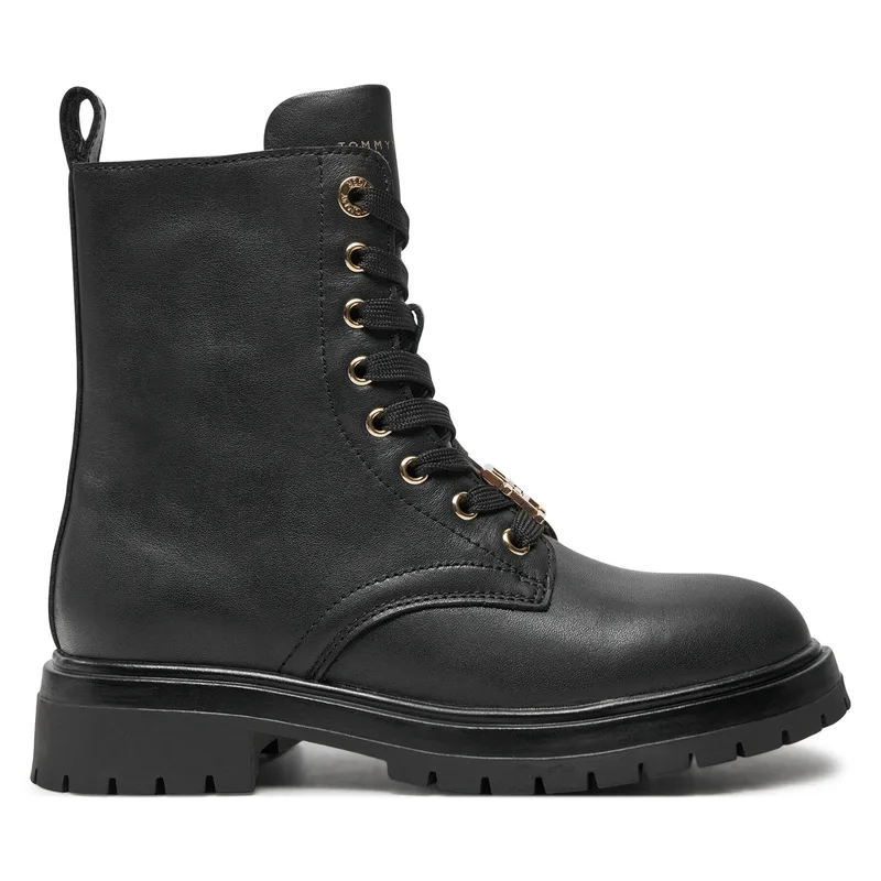 Ορειβατικά παπούτσια Tommy Hilfiger Lace Up Bootie T3A5-33568-0092 M Μαύρο